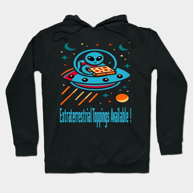 Moonlight Pizza Delivery Hoodie by maknatess